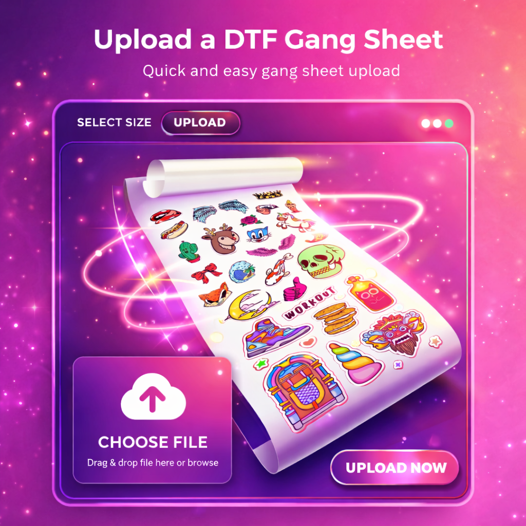 Upload a DTF Gang Sheet