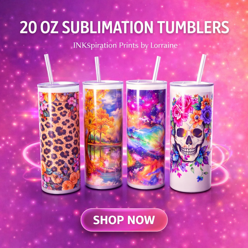 20 OZ SUBLIMATION TUMBERS.